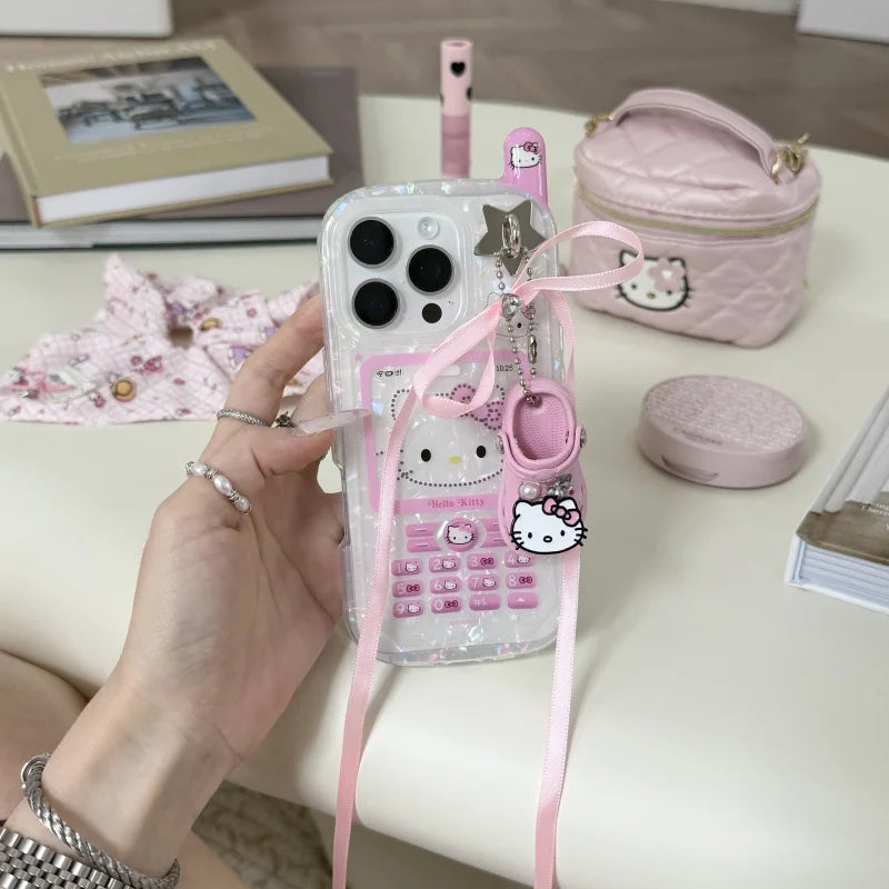 Hello Kitty iPhone Case – Bow & Ribbon Cartoon Shell Cover