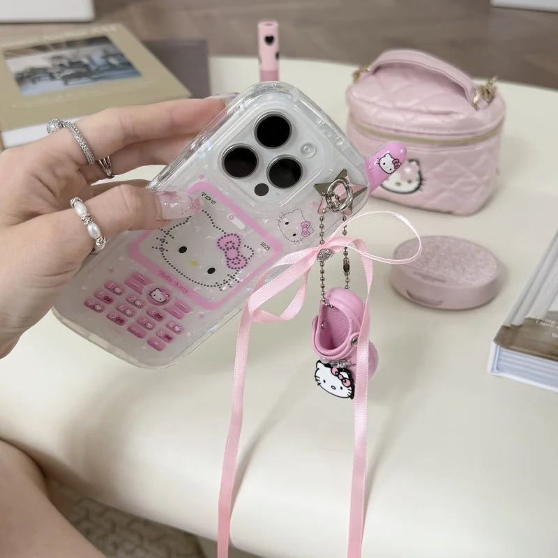 Hello Kitty iPhone Case – Bow & Ribbon Cartoon Shell Cover