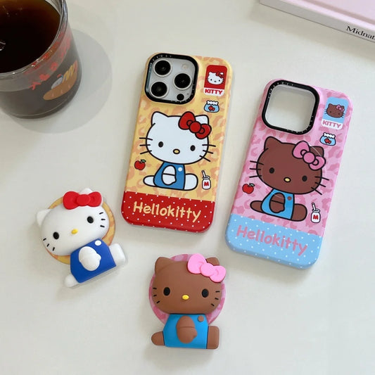 Hello Kitty iPhone Case – Cute Magnetic Stand Protective Cover