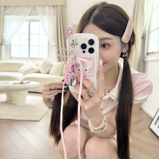 Hello Kitty iPhone Case – Bow & Ribbon Cartoon Shell Cover