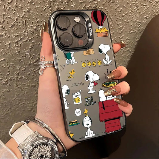Snoopy iPhone Case – Y2K Shockproof Bumper Cover
