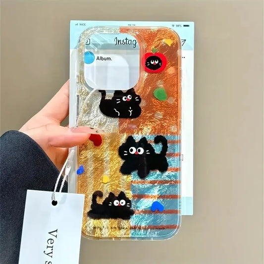 Graffiti Animals iPhone Case – Vortex Pattern Protective Hard Cover