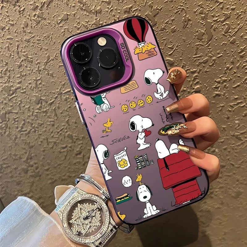 Snoopy iPhone Case – Y2K Shockproof Bumper Cover