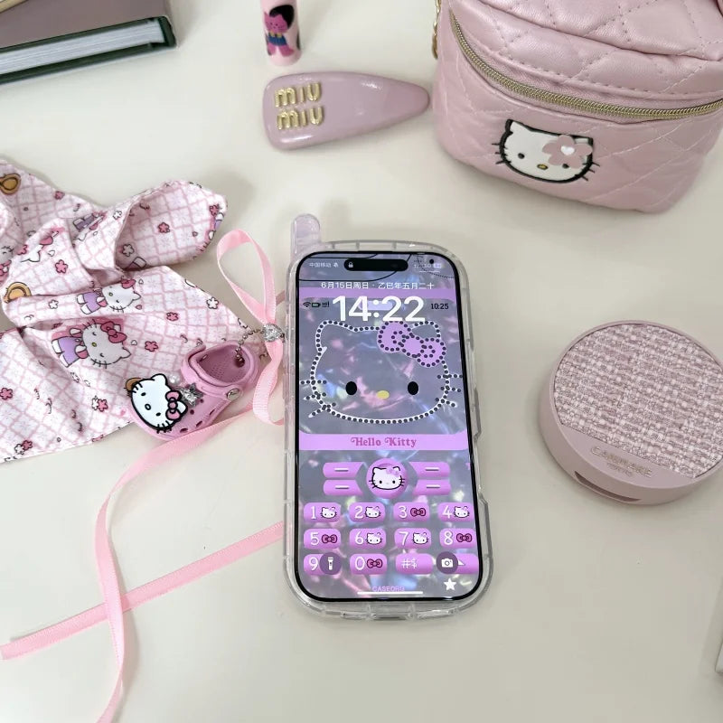 Hello Kitty iPhone Case – Bow & Ribbon Cartoon Shell Cover