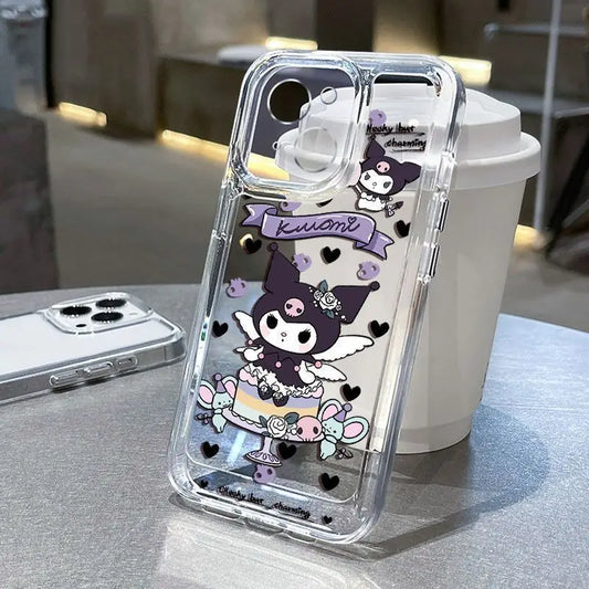 Kuromi Cake iPhone Case - Soft Transparent Protective Cover