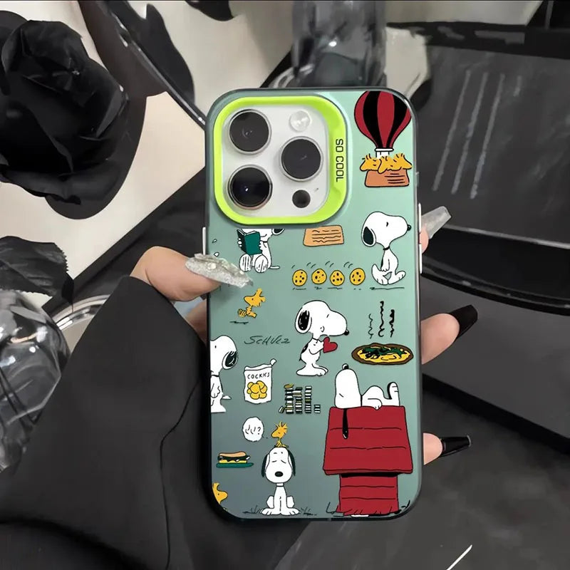 Snoopy iPhone Case – Y2K Shockproof Bumper Cover
