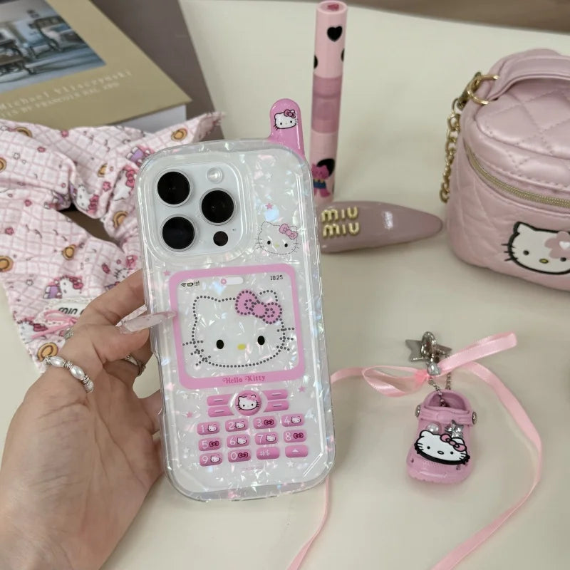 Hello Kitty iPhone Case – Bow & Ribbon Cartoon Shell Cover