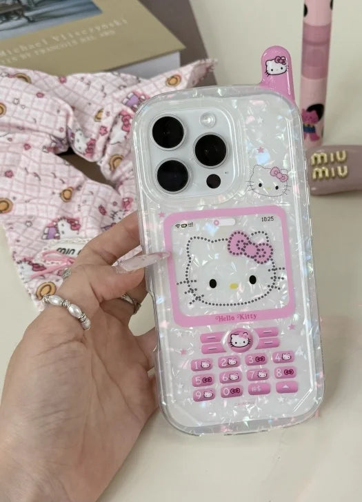 Hello Kitty iPhone Case – Bow & Ribbon Cartoon Shell Cover